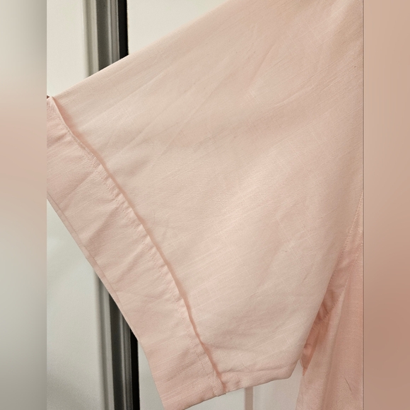 NWT - NYNE Cotton Pink Button-Up Shirt - Size L - Picture 4 of 10